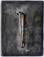 1942. "ORGOVÁNY 1942 V. hdt. rohamtanf" tömör cink jelvény, az orgoványi rohamtanfolyamon ...