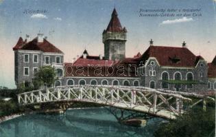 Hajmáskér, Parancsnoksági épület, tó, Divald és Monostory (EK)