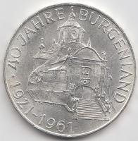 Ausztria 1961. 25Sch Ag "40 éves Burgenland" T:1-
Austria 1961. 25 Schilling Ag "40th...