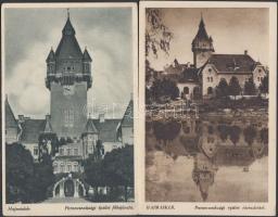 Hajmáskér - 2 db régi magyar városképes lap