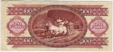 1984. 100Ft variáns "tulipán" fordított állású T:II