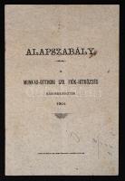 1901 A Rákoskeresztúri munkás-otthoni izraelita hitközség alapszabályai 16p.