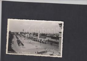 Marosvásárhely, Széchenyi tér / square, shops, church