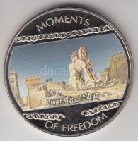 Libéria 2004. 10$ "Szabadság pillanatai-Trójai háború i.e. 1250." multicolor T:PP Liberia 2004. 10 Dollars "Moments of Freedom-Trojan War 1250 BC." multicolor C:PP