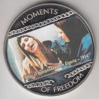 Libéria 2004. 10$ "Szabadság pillanatai-Az algériai függetlenségi háború 1954." multicolor T:PP Liberia 2004. 10 Dollars "Moments of Freedom-War of independence in Algeria 1954." multicolor C:PP
