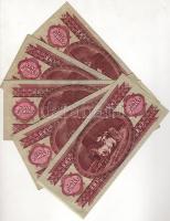 1969. 100Ft (10x) variáns! Az aláírások "László" és "Fekete" mérete nagyobb 6mm ...