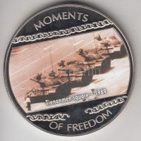 Libéria 2004. 10$ "Szabadság pillanatai-Tienanmen tér 1989." multicolor T:PP Liberia 2004. 10 Dollars "Moments of Freedom-Tienanmen square 1989." multicolor C:PP