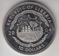 Libéria 2004. 10$ "Szabadság pillanatai-Tienanmen tér 1989." multicolor T:PP
Liberia 2004....