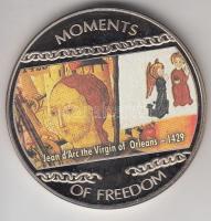 Libéria 2004. 10$ "Szabadság pillanatai-Jean d´Arc 1429." multicolor T:PP Liberia 2004. 10 Dollars "Moments of Freedom-Jean d´Arc the virgin of Orleans 1429." multicolor C:PP
