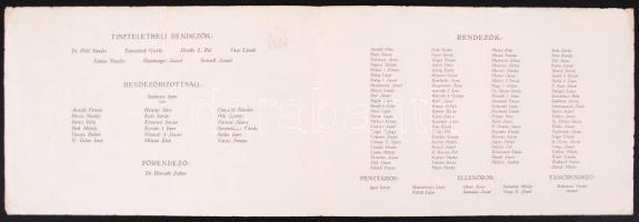 1928 Meghívó a Budapest Székesfővárosi Közlekedési Rt. Önképzőköre által rendezett Beszkár bálra