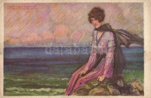 Italian art postcard s: Mauzan (fl)