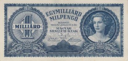 1945-46. 10.000MP + 100.000.000MP + 1.000.000.000MP + 10.000BP + 1.000.000BP + 10.000.000BP T:I,I-,I...