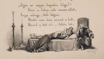 Arany János balladái - Zichy Mihály rajzaival.  Bp, é.n. (1880k.) Ráth Mór (Hornyánszky ny.) I.-II. ...