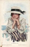 On summer seas; Reinthal & Newman, Cosmopolitan magazine No. 836 s: Harrison Fisher