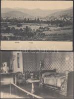 2 db régi francia városképes lap: Versailles, Barr  / 2 old French postcards