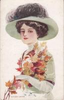 Autumn leaves; Taylor Platt &amp; Co. Series 783. s: Lyman Powell