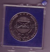 1984. "Mabéosz-Lehe" fém emlékplakett T:BU eredeti plombált tokban