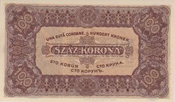 1923. 100K "Magyar Pénzjegynyomda Rt. Budapest" T:I