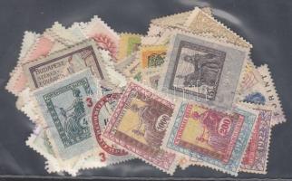 53 db régi magyar okmánybélyeg