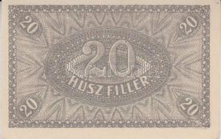 1920. 20f T:I + 1K T:II + 2K "2aa" (2x) egyugrású sorszámmal T:I