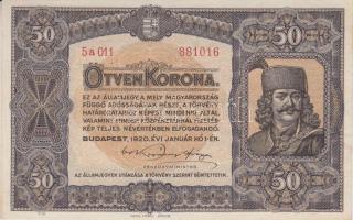 1920. 50K "Orell Füssli Zürich" T:I-