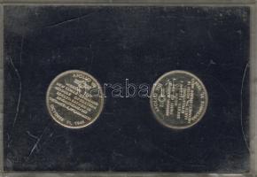 Nagy-Britannia 1968. "Apollo VII-Apollo VIII" 2 klf emlékveret Ag, 41,8g T:PP eredeti plas...