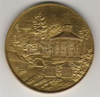 1930-as évek "Erdélyrészi Méhész Egyesület" aranyozott nagyalakú Br plakett T:2