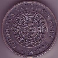 1984. "Róbert Károly" MÉE piefort (vastagveret) emlékveret. Szign:B.Gy. T:BU