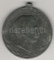 1918. IV.Károly katonai kitüntetés hadifém T:2/3