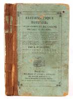 G. F. Olivier: Arithmetique usuelle, curs, complet de calcul.... Paris, 1845. Jules Delalain 251p