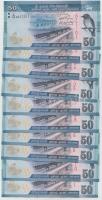 Srí Lanka 2010. 50R (10x) egymás utáni sorszámmal T:I
Sri Lanka 2010. 50 Rupees (10x) sequential ser...