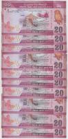 Srí Lanka 2010. 20R (10x) egymás utáni sorszámmal T:I
Sri Lanka 2010. 20 Rupees (10x) sequential ser...