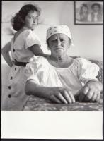 1987 Vivien Kellner: Az örökös, vintage fotó, feliratozva, 21x19 cm