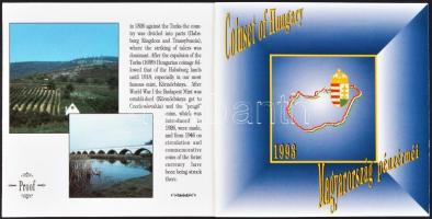 1993. 10f-200Ft 11klf darabos forgalmi sor dísztokban, benne 200Ft Ag "MNB" T:PP R!