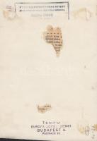 Cca 1940-1945 Eisenhower és Churchill találkozója és közös imája, sajtófotó, 17x22 cm