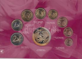 Hollandia 2003. 1c-2E 8xklf db + esküvői érem "Hivatalos esküvői éremszett" T:BU
Netherlan...