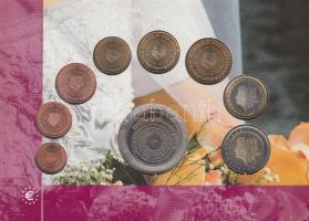 Hollandia 2003. 1c-2E 8xklf db + esküvői érem "Hivatalos esküvői éremszett" T:BU
Netherlan...