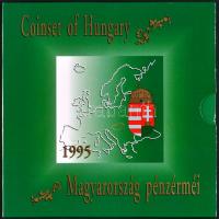 1995. 10f-200Ft 11klf darabos forgalmi sor dísztokban, benne 200Ft Ag "Deák" T:PP