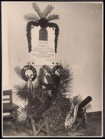 1931 Schäffer: Az aradi volt cs. és kir. 33. gyalogezredének az 1914-1918 évi világháborúban hazájukért hősi halált halt vitézek emlékék táblája (valószínűleg Budapesten), 23x17 cm