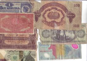 Bankjegy tétel, 1178db régi és új, egész világ, sok magyarral T:II,III,IV (többségében III,IV!)