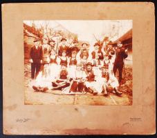 Cca 1910-1920 Rubin Samu csoportképe Nagy-szalontai fiatalokról