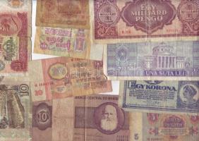 Bankjegy tétel, 1178db régi és új, egész világ, sok magyarral T:II,III,IV (többségében III,IV!)