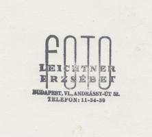 Cca 1930-1940 Leichtner Ezsébet vintage fotója a Szentpál Olga mozgásművészeti tánccsoportjának tagj...