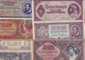 Bankjegy tétel 403db magyar sok inflával T:II,III,IV