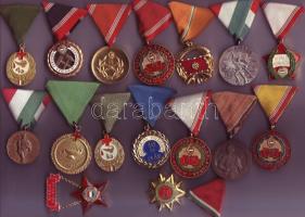 1954-1980. 16 db klf szocialista kitüntetés T:1,2