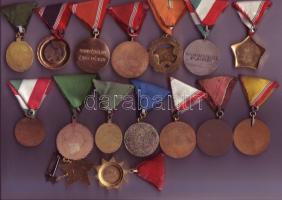 1954-1980. 16 db klf szocialista kitüntetés T:1,2