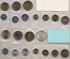 1996. 10f-200Ft(Ag) szett + 1996 10f-100Ft T:BU
