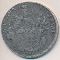 Német Államok / Bajorország 1762. Tallér Ag "III. Miksa / Madonna" München (27.85g) T:2-
G...