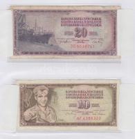 26db klf jugoszláv, orosz és szovjet bankjegy albumba rendezve T:vegyes
26pcs of different Yugoslavi...