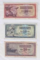 26db klf jugoszláv, orosz és szovjet bankjegy albumba rendezve T:vegyes
26pcs of different Yugoslavi...